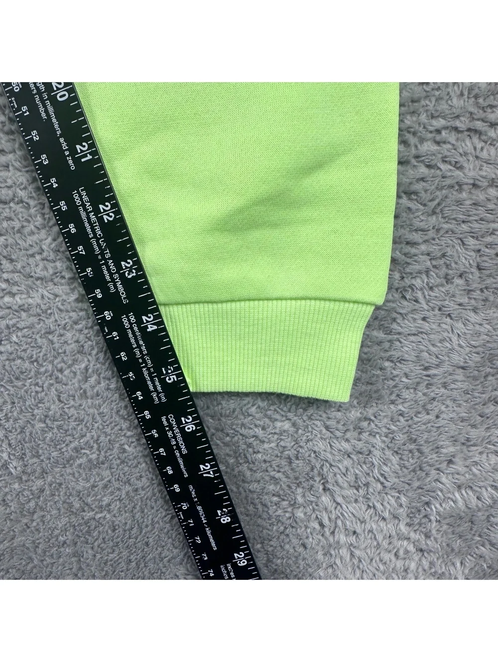 Justice Neon Green Jogger Sweatpants Size L (12/14)